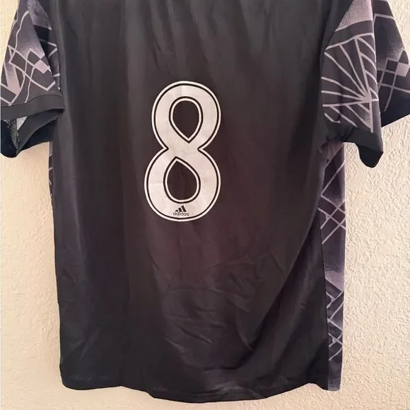 Adidas Kids LAFC Black and Gold Graphic Tee - Picture 5 of 6